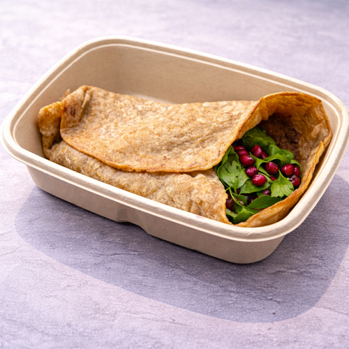 TORTILLA LAHMACHUN WITH POMEGRANATE MOULLASSES